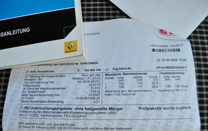 Renault Twingo cena 29555 przebieg: 43000, rok produkcji 2015 z Przedecz małe 781